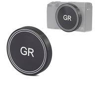 OURHZTB Tapa de lente de aluminio para cámara digital Ricoh GR4 GR IV, cubierta protectora de lente con forro de terciopelo suave, protector de lente antiarañazos a prueba de polvo para accesorios de