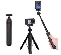OURHZTB Trípode de extensión magnético para DJI Osmo 360/Action 5 Pro/4/3, rotación de 360 grados, mini palo selfie, soporte de trípode con adaptador de montaje de liberación rápida, accesorios de
