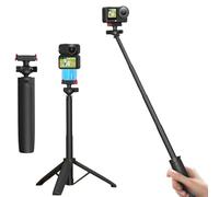 OURHZTB Trípode magnético de liberación rápida de 52,5 cm para DJI Osmo Action 6/Osmo Nano, varilla de extensión extensible 2 en 1, cabezal de bola de 360°, soporte de trípode de ajuste de 4 secciones