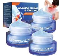 Ourlyard Marine Sting & Emu Oil Artritis Gel relajante, gel de masaje de alivio del dolor relajante, calma las rodillas, lumbar, cuello, manos y pies (3pcs)
