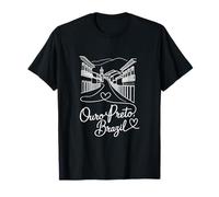 Ouro Preto, Brasil, Minas Gerais Signature Heart Art Camiseta