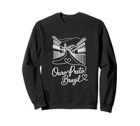 Ouro Preto, Brasil, Minas Gerais Signature Heart Art Sudadera