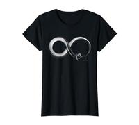 Ouroboros Oculto Serpiente Infinito Camiseta gráfica económica, Mujer, Negro, XL