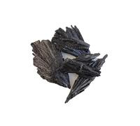 Ourona Piedra de Puesta a Tierra Cianita Negra cruda - Cianita cruda - Cianita - Cuchillas de cyanita Negra - Protección - Alinea Chakra Stone-10-20g