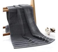 OURVER Toalla de Baño 40x90cm Cotton Striped Plaid Jacquard Men Washcloth Bathroom Towel Bathrobe Beach Sun Bath Big Towel Gym Football Gift Towels (Color : Green)