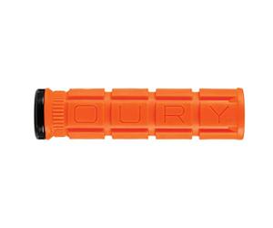 OURY GRIP Puños para Bicicleta con Bloqueo, Naranja, Talla Única