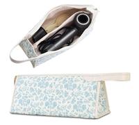 OuryTech Bolsa de Viaje para Styler Dyson Airwrap/Shark Flexstyle, Organizadora Portátil, Bolsa de Almacenamiento de Algodón Floral, Organizador de Viaje para Dyson