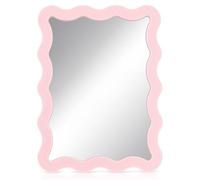 OuryTech Espejo para Puerta, Espejo Magnético, Espejo Adhesivo, Espejo Magnético Decorativo de 5 x 7 Pulgadas, Pequeño Espejo de Vidrio para Maquillaje en Gabinete, Decoraciones
