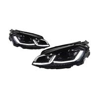 OUSDUO 2 Faros LED Para Golf 7 MK7 2013-2017 Diseño Mejorado 7.5, Con Lente Bifocal DRL(TSI Sliver)