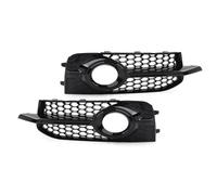 OUSDUO 8X0807681B Para A1 8X Para S-line S1 2010 2011 2012 2013 2014 Parachoques Delantero Coche Negro Malla Panal Cubierta Rejilla Luz Antiniebla