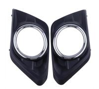 OUSDUO Cubierta De Luces Antiniebla Luz Para Parachoques Delantero Marco Biselado Accesorios De Coche Para Nissan Para Rogue Para X-trail 2014 2015 2016 (Fog light Cover P)