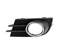 OUSDUO Cubierta Marco Luz Antiniebla Parachoques Delantero Protección Rejilla Lámpara Antiniebla Delantera 5N0853665 5N0853666 Para VW Para Tiguan UE (Left Chrome Ring)