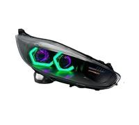 OUSDUO Faro Delantero LED De Doble Lente Para Ford Para Fiesta Luz Diurna DRL Cruce Carretera Intermitentes