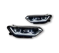 OUSDUO Faro Delantero LED Para VW Para Passat B8 2016-2019 Luces Circulación Diurna Carretera Lente Proyector Angel Eye(RHD)