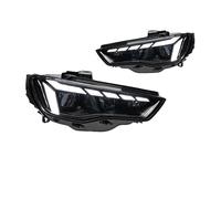 OUSDUO Faros Delanteros LED Para A3 2013-2016 Con Lente De Proyector De Señal DRL(LHD,Halogen)