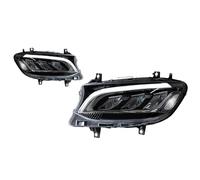OUSDUO Faros Delanteros LED Para Benz Para Sprinter W907 2018-2025 Luces Carretera Intermitentes DRL Lente Proyección(Blanco)