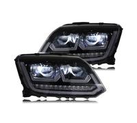 OUSDUO Faros Delanteros LED Para VW Para Amarok 2010-2020 Lente De Proyector Luces Circulación Diurna Animación(RHD)
