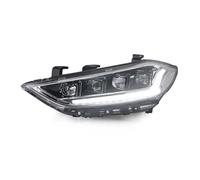 OUSDUO Faros Delanteros Para Hyundai Para Elantra 2016 2017 2018 2019 2020 Conjunto Actualización Con Lente Proyector Luces Diurnas (DRL) Y Bi-xenón