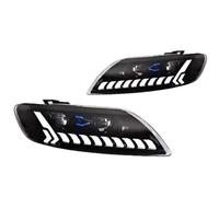 OUSDUO Faros Delanteros Para Q7 2006-2015 Con Luces De Circulación Diurna Y Lente De Proyector LED(NO AFS,2006-2009)