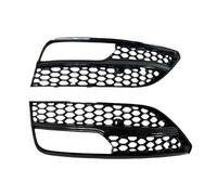 OUSDUO Luz Antiniebla Del Parachoques Delantero Cubierta De Parrilla Malla De Panal Accesorios Modificación Hexagonal Para A3 Hatchback 2014 2015 2016 (Full black)