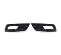 OUSDUO Malla Nido Abeja Para Coche Luz Antiniebla Parachoques Delantero Cubierta Rejilla Lámpara Antiniebla Parrilla Para A4 B8.5 Edición Estándar (Black)