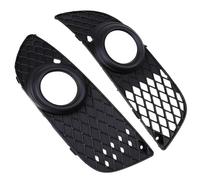 OUSDUO Para Mitsubishi Para Lancer 2008 2009 2010 2011-2014 Rejilla Lámpara Antiniebla Para Coche Cubiertas Luz Antiniebla Parachoques Inferior Delantero