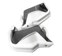 OUSDUO Parabrisas para B&MW R 1200GS ADV R1200GS LC F800GS Adventure S1000XR R1250GS R1250GSA F750GS F850GS Protectores De Mano para Moto(Full Set White 1)