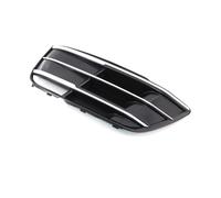 OUSDUO Rejilla Luz Antiniebla Cubierta De Parachoques Delantero Izquierdo For Coche Rejilla Lateral Deportiva Inferior con Barra Plateada 80A807679M para Q5 SQ5 2018-2020