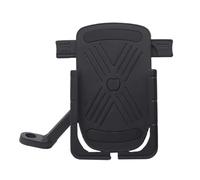 OUSDUO Soporte para Teléfono Móvil De Motocicleta para Suzuki para Burgman AN125 AN200 AN400 AN650 con Soporte para Manillar Y Espejo Retrovisor(Mirror Type B)