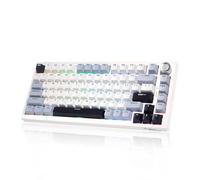 OUSEITECH Teclado mecánico inalámbrico K81, teclado del 75% con perilla, Bluetooth/2.4G/USB, intercambio en caliente, teclado RGB para juegos con tecla completa anti-ghosting, para Win/Mac