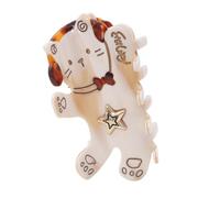 OUSEON Pinza para el pelo con forma de estrella de conejo para niñas, bonita pinza de pelo de animal con dije de estrella de aleación, agarre seguro, accesorios para el cabello que no dañan para la