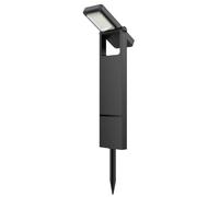 OUSFOT Focos Solares para Exterior 1 Piezas 40 LED, Lampara Solar Exterior con Dos Niveles de Luminosidad, Resistente al Agua IP65, Poste de Iluminación Exterior para Jardín, Patio, Entrada, Camino