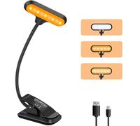 OUSFOT Luz Lectura, 9 LED Luz para Leer Libros en la Cama Rotazione a 360°Ricarica USB Lampara para Leer Libro Adatto per Letto,Viaggio,E-book