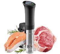 OUSFOT Sous Vide, 0,1°C Control Preciso de Temperatura,Roner Cocina Baja Temperatura,Circulación de agua 3D Con Recetas Apto para Personas Sanas y Bajas en Grasas,Negro