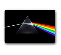 OUSHENGMAOYI Alfombra Resistente A La Abrasión Floyd Dark Side of Moon Tapete De Interior para Exteriores Personalizado Diseño Personalizado Tapete De Goma De Neopreno Lavable A Máquina 60X40Cm
