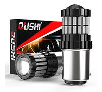OUSHI 1157 BAY15D Bombillas LED, Rojo Brillante 300% De Brillo 2600Lm, P21/5W 2057 7528 Bombilla LED Para Luz De Marcha Atrás Luces De Señal De Giro De Freno Trasero, 2 Piezas