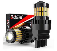 OUSHI 3157 T25 Bombillas LED, 6500K Xenón Blanco 300% De Brillo 2600Lm, P27/7W 3057 3156 3056 Bombilla LED Para Luz De Marcha Atrás Luces De Señal De Giro De Freno Trasero, 2 Piezas