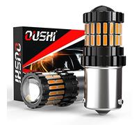 OUSHI BAU15S PY21W Bombillas LED, Ambar Amarillo 300% De Brillo 2600Lm, 7507 1156 1156PY Bombilla LED Para Luz De Marcha Atrás Luces De Señal De Giro De Freno Trasero, 2 Piezas