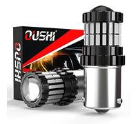 OUSHI BAU15S PY21W Bombillas LED, Rojo Brillante 300% De Brillo 2600Lm, 7507 1156 1156PY Bombilla LED Para Luz De Marcha Atrás Luces De Señal De Giro De Freno Trasero, 2 Piezas