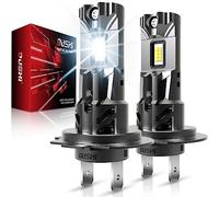 OUSHI Bombillas H7 LED Coche, 30000LM 80W 500% Luminosidad 6000K Blanca Xenon 1:1 Mini Tamaño No Requiere Adaptador Plug and Play Bombillas LED H7 Canbus, 2 Piezas