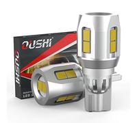 OUSHI Bombillas LED W16W T15 Canbus, Canbus 12V 6500K Xenon Blanco 921 912 902 904 906 Bombillas Para Coche LED Copia de Seguridad Luz de Marcha Atrás Bombilla (Paquete de 2)