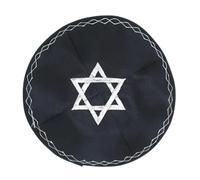 Ousidiman Kippa Gorras Elegantes para Adultos Judíos, Azul Marino, Unisex, Boina Tradicional, Accesorio de Sombrero Yarmulke Bordado