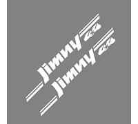 OUSIKA 2 Uds Pegatinas Laterales Puerta de Coche, para Suzuki Jimny 4X4 Calcomanías Decoración Carrocería, Película de Rayas, Accesorios Exteriores de Estilo de Carreras