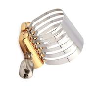 OUSIKA Accesorio for instrumento de saxofón, Clip de sujeción for saxofón de ajuste de un solo tornillo de acero inoxidable, Clip compacto for boquilla de saxofón Boquillas
