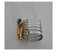 OUSIKA Accesorio for instrumento de saxofón, Clip for cabeza de flauta de saxofón Alto/tenor, ligadura de boquilla de saxofón de acero inoxidable con caja, 1 Uds. Boquillas (Color : Tenor)