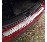 OUSIKA Acero Inoxidable, Protector Parachoques Trasero para Automóvil, Tira Protectora contra Rasguños en el Umbral Carga, Accesorios Portón Trasero, para Mitsubishi Outlander 2013-2018