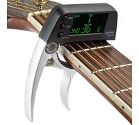 OUSIKA Capo de guitarra acústica, afinador de capo de guitarra de cambio rápido for piezas de guitarra eléctrica, bajo, ukelele, aleación cromática Guitarras (Color : D)
