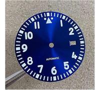 OUSIKA Esfera de 33,5 Mm, esfera verde luminosa, esferas de reloj modificadas for calibre Nh35/nh36/4r/7s, accesorios de piezas de reparación de movimiento de reloj Esferas(Color:Style4)