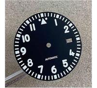 OUSIKA Esfera de 33,5 Mm, esfera verde luminosa, esferas de reloj modificadas for calibre Nh35/nh36/4r/7s, accesorios de piezas de reparación de movimiento de reloj Esferas(Color:Style6)