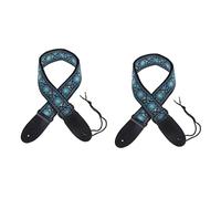 OUSIKA Guitarra Capo Accesorios for guitarra 4 piezas Correa for guitarra Arnés for niños Correa for guitarra for niños Correas for guitarra Accesorios clásicos eléctricos Chica Algodón Decoración vin